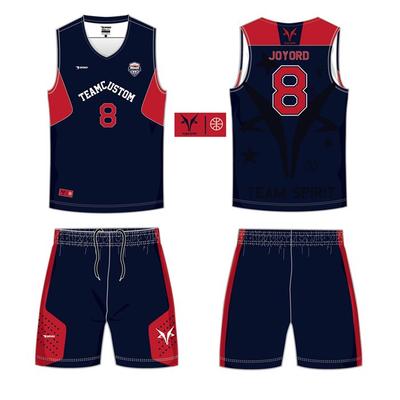 custom team basketball jerseys sublimation printing polyester 6JT29192