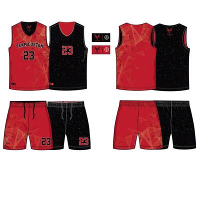Professional custom sublimation printing team basketball uniforms 6JT29208