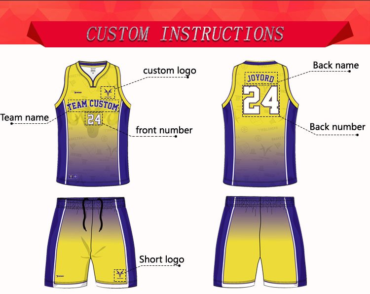 basketball team uniforms custom 