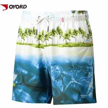 Custom design sublimated mens board shorts