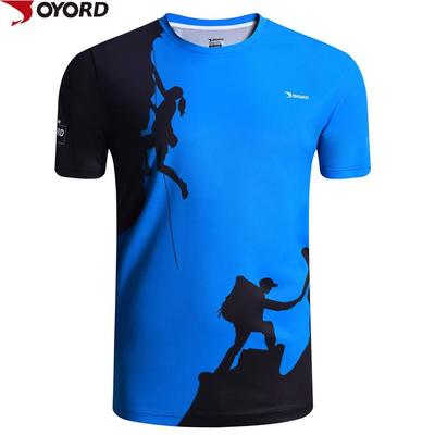 Custom men dri fit running shirt sublimation printing sports t shirt-M0101T1