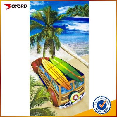 Professional wholesale custom high quality sublimated beach towel-06JK0785
