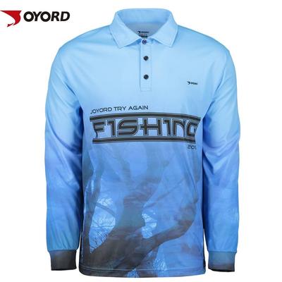 Custom quick dry uv fishing shirts quality fishing jersey